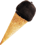 cookies and cream cone