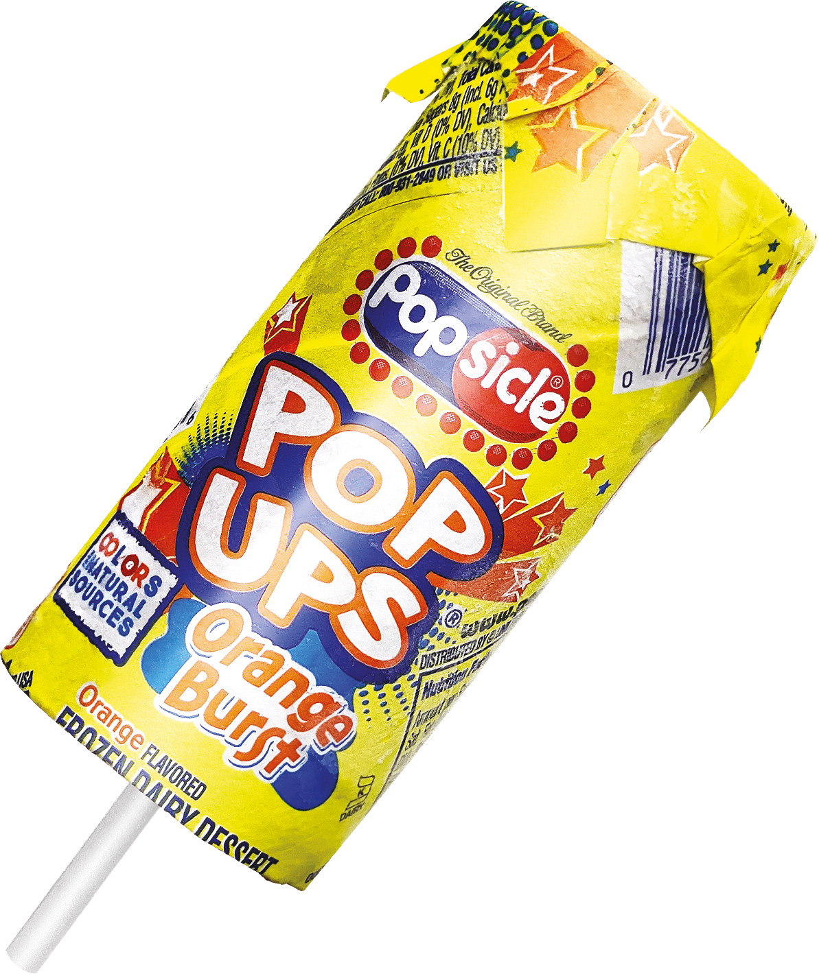 orange push-pop